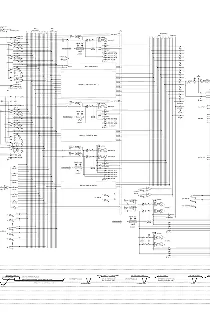 yamaha雅马哈M3000-40C M3000-24 Block & Level Diagram